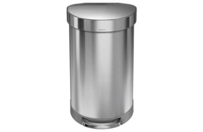 simplehuman - 45 Litre Stainless Steel Semi Round Pedal Bin simplehuman - 45 Litre Stainless Steel Semi Round Pedal Bin